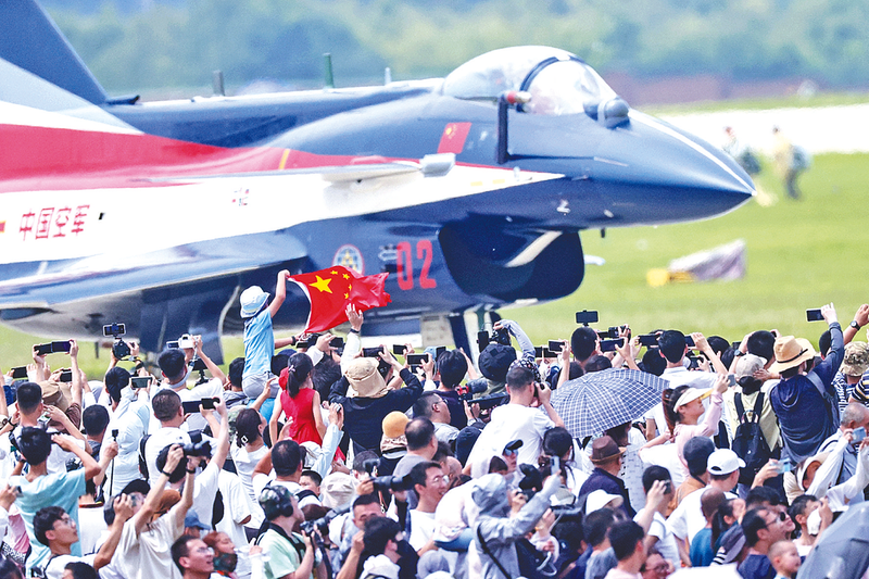 美女鸡巴一级色色长春航空展迎来首个公众日